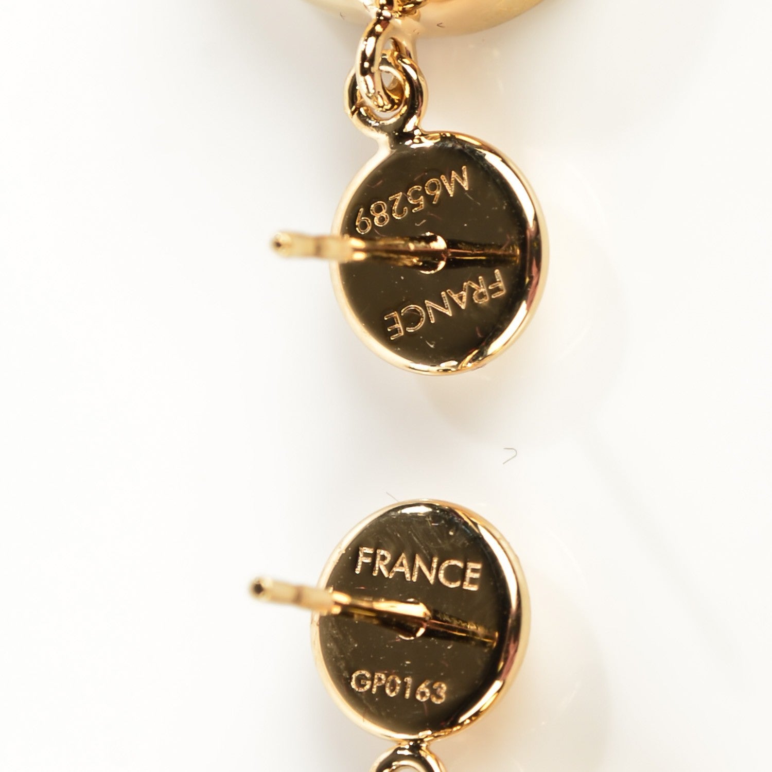Louis Vuitton Swarovski Crystal Inclusion Earrings 4 of 5