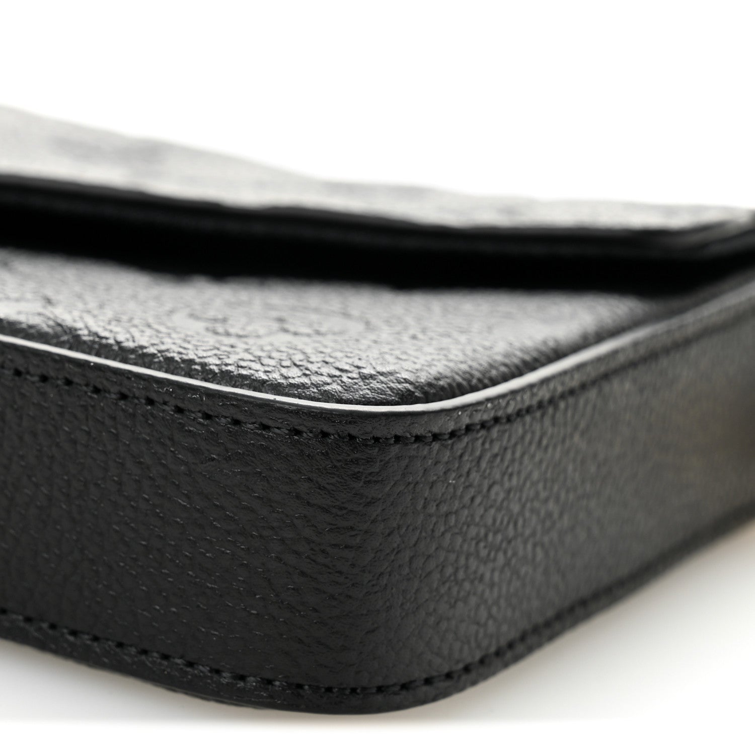 Louis Vuitton Empreinte Pochette Felicie Chain Wallet Black 9 of 10