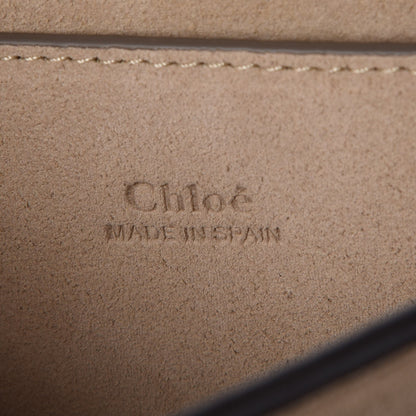 Chloe Suede Calfskin Small Faye Shoulder Bag Washed Blue 5 of 7