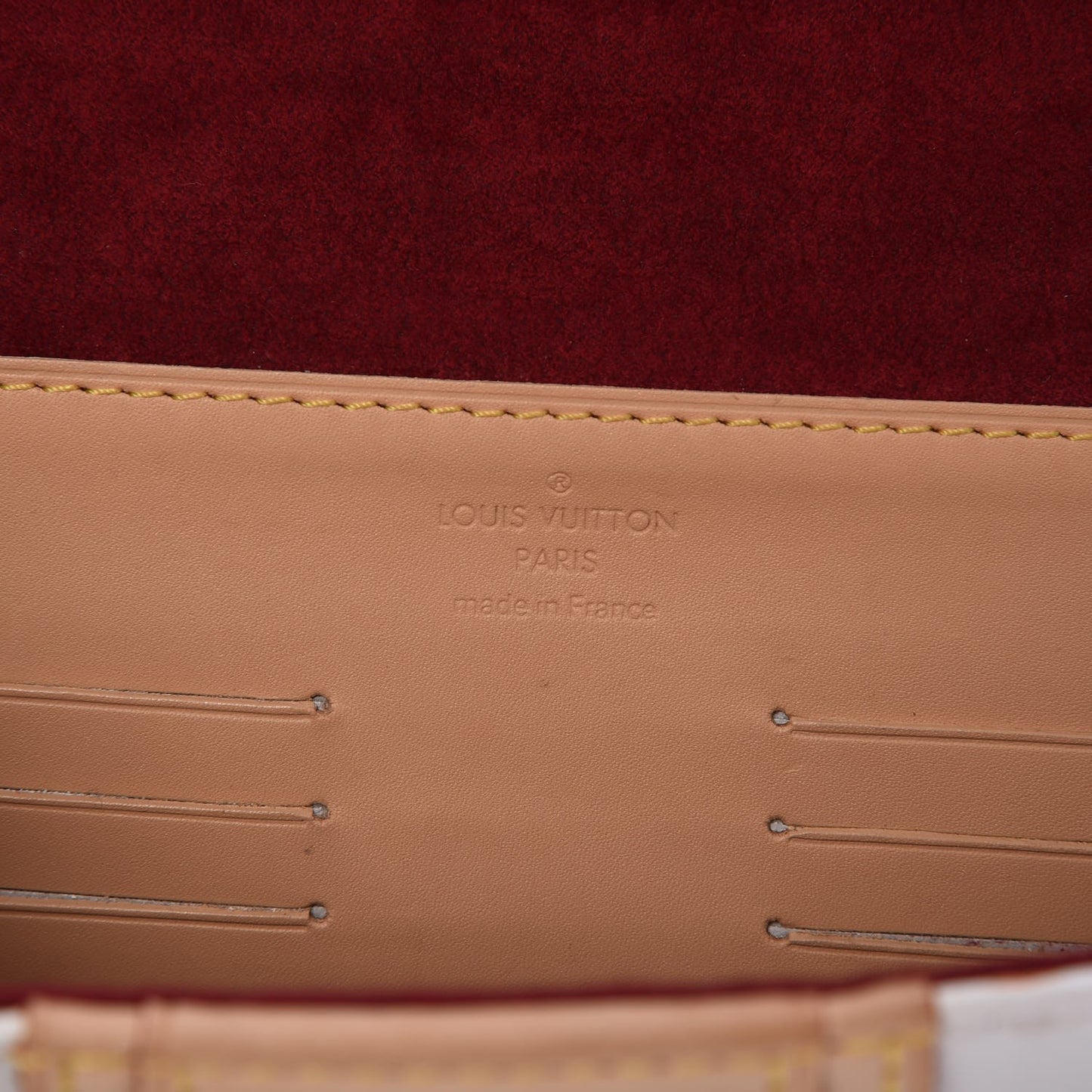 Monogram Multicolor Courtney Clutch White