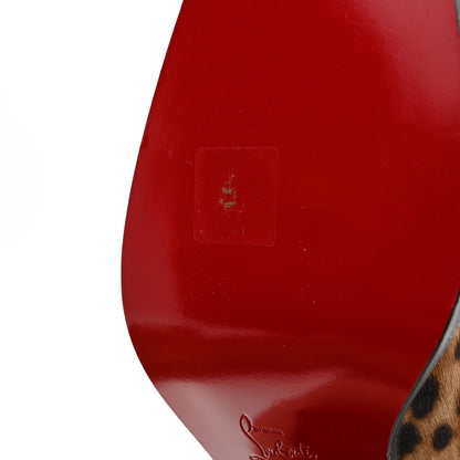 Christian Louboutin Pony Hair Morgan 70 Over The Knee Boots 38 Leopard 8 of 10