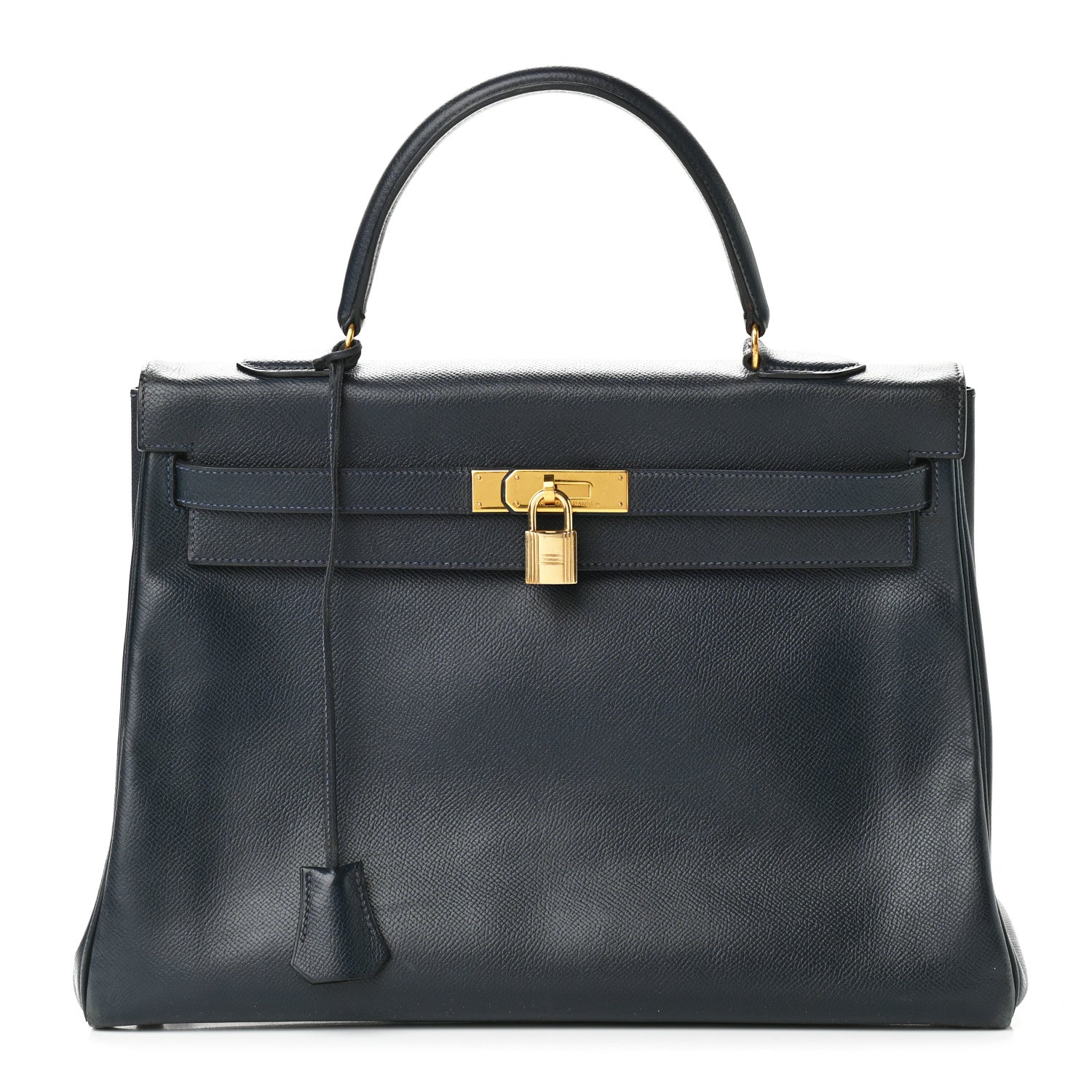 Hermes Courchevel Kelly Retourne 35 Bleu Marine 1 of 15