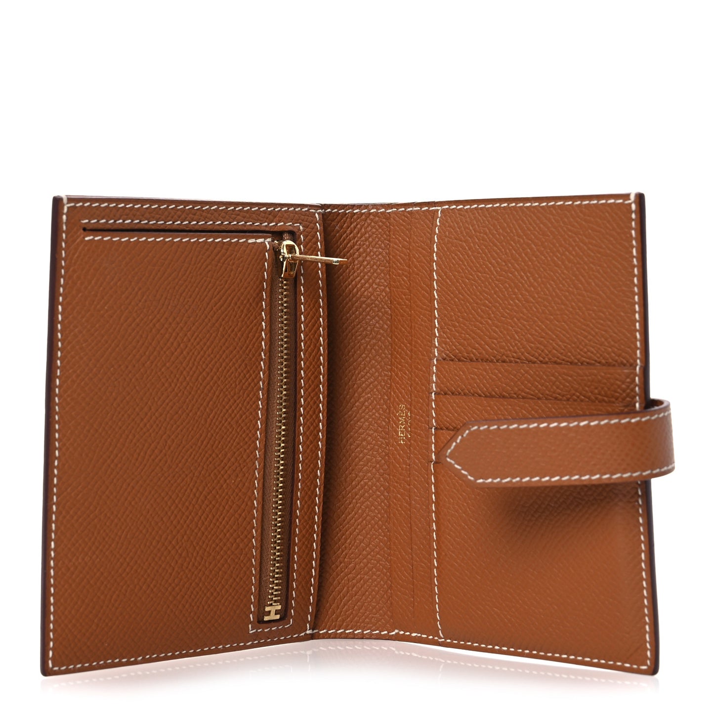 Epsom Bearn Compact Wallet Gold