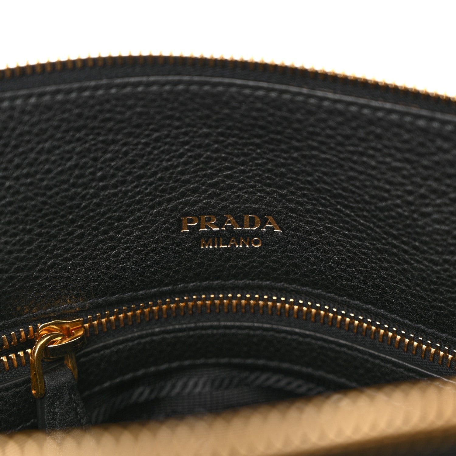 Prada Vitello Daino Boxy Tote Black 7 of 12