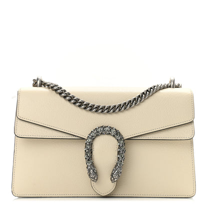 Gucci Textured Calfskin Crystal Small Dionysus Shoulder Bag Mystic White 1 of 12