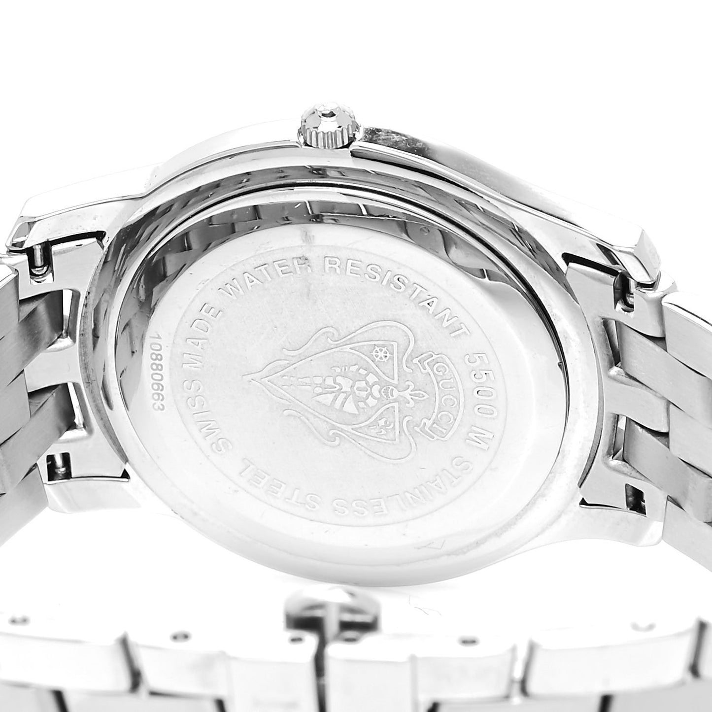 Stainless Steel 35mm 5500M Quartz Watch Grey