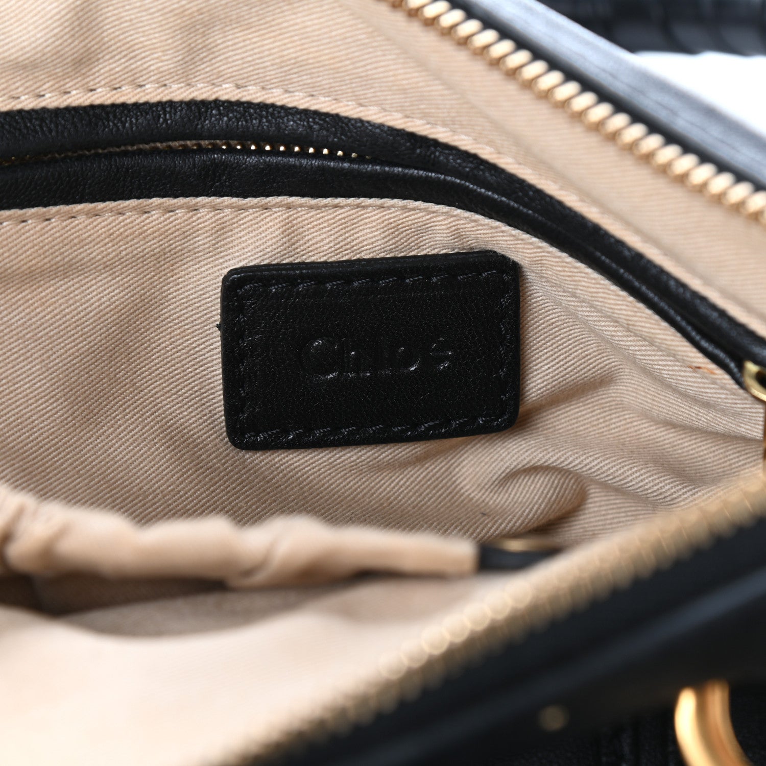 Chloe Calfskin Studded Medium Marcie Satchel Black 6 of 9