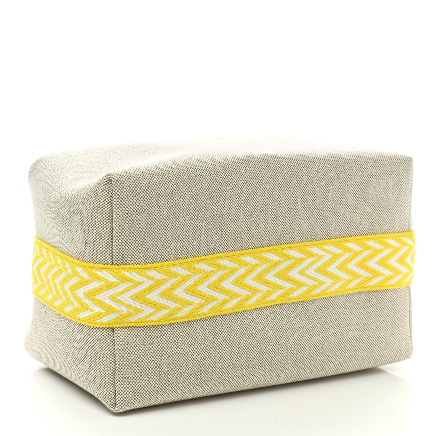 Canvas Large Bride-A-Brac Pouch Jaune Citron