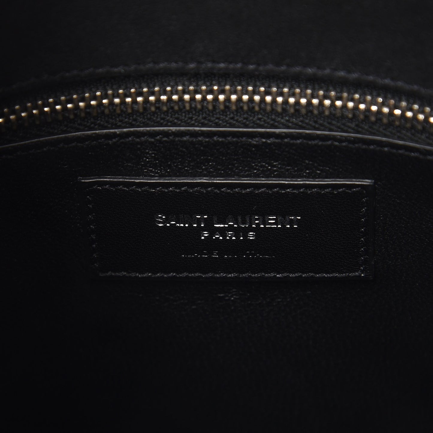 Suede Crocodile Embossed Small Sac De Jour Black