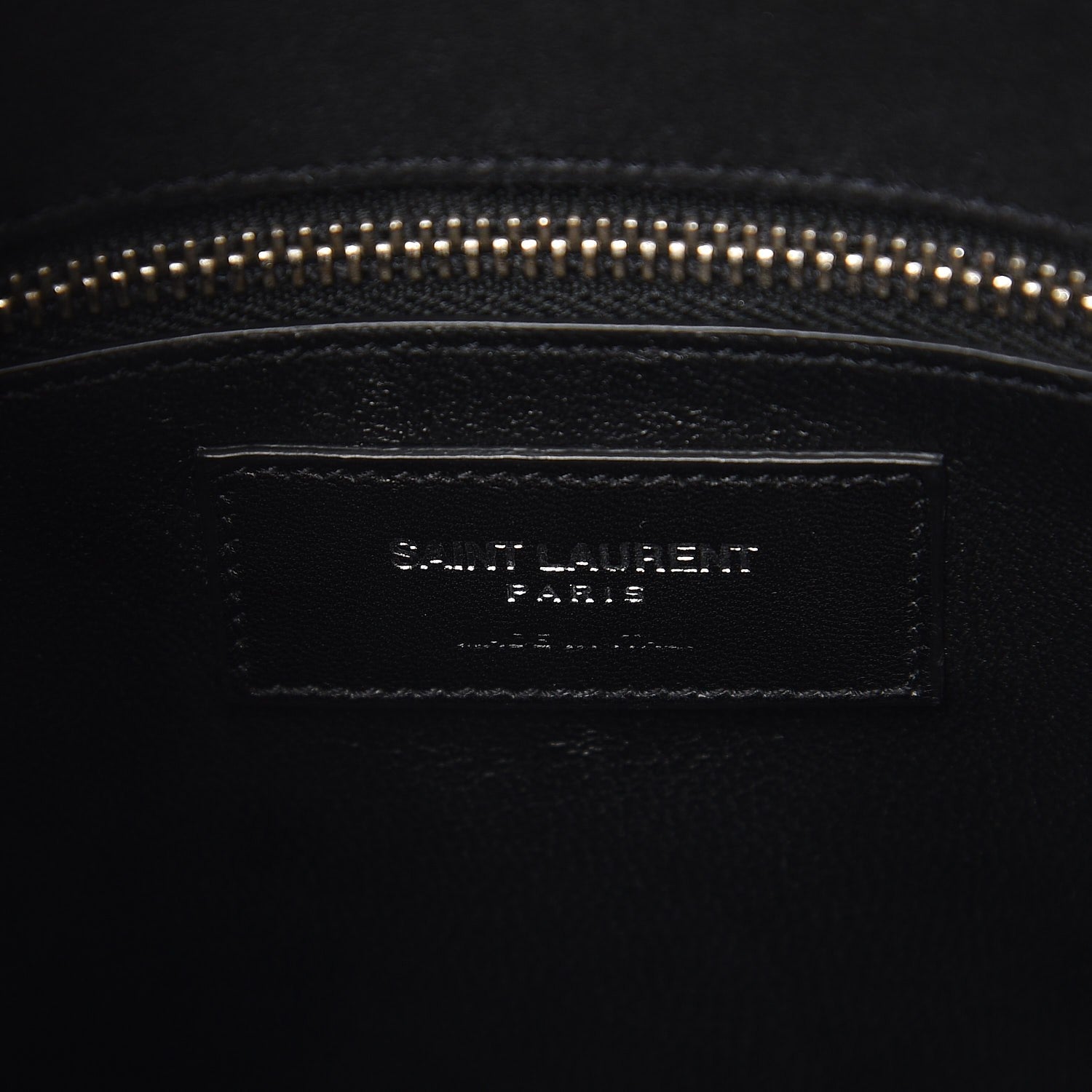 Saint Laurent Suede Crocodile Embossed Small Sac De Jour Black 10 of 11