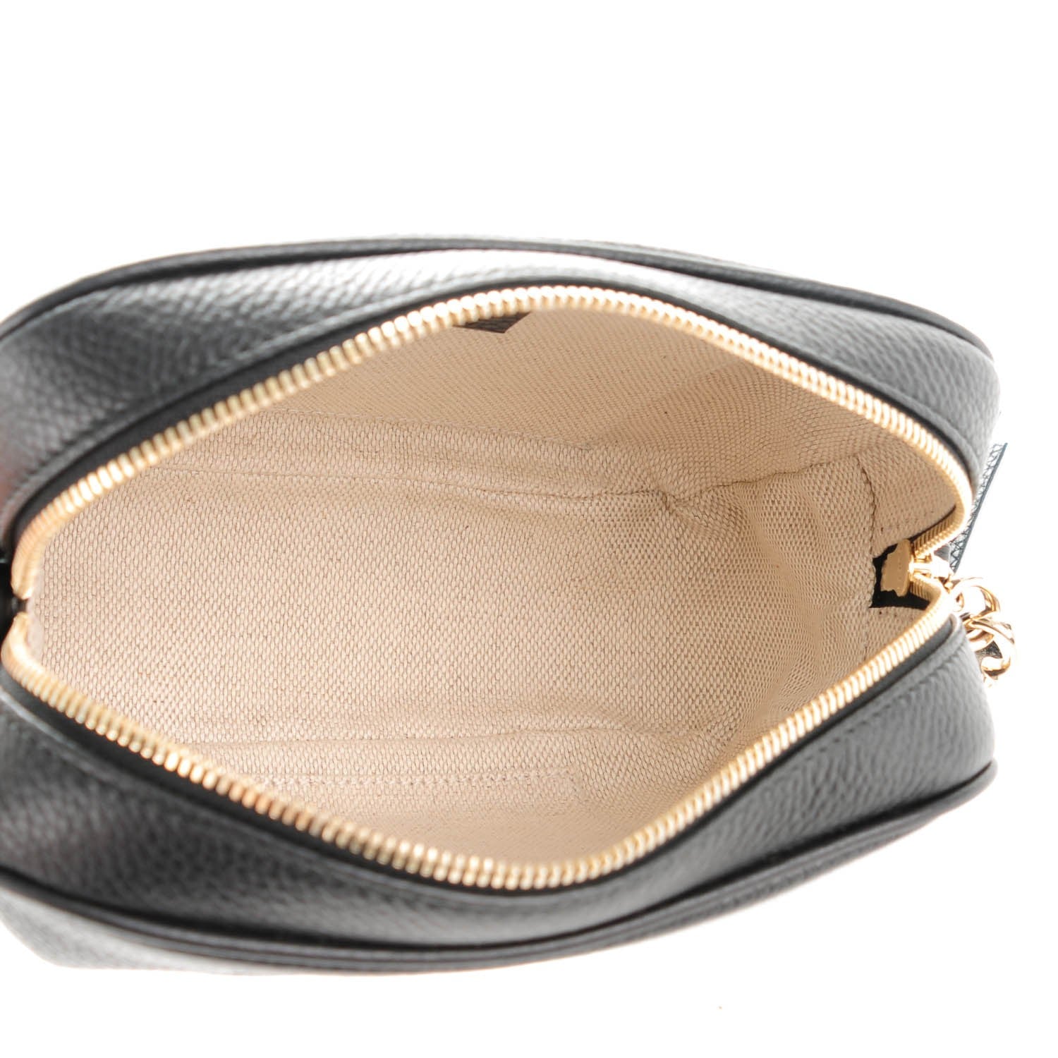 Gucci Pebbled Calfskin Small Soho Disco Bag Black 5 of 7