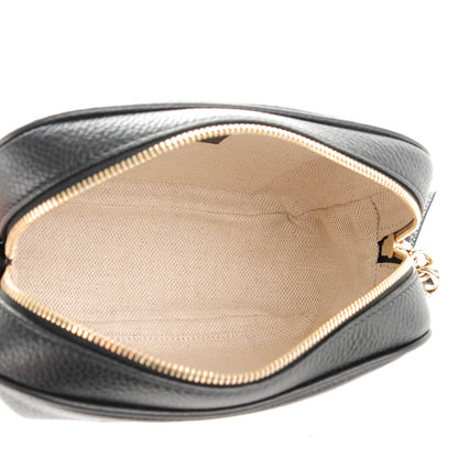 Gucci Pebbled Calfskin Small Soho Disco Bag Black 5 of 7