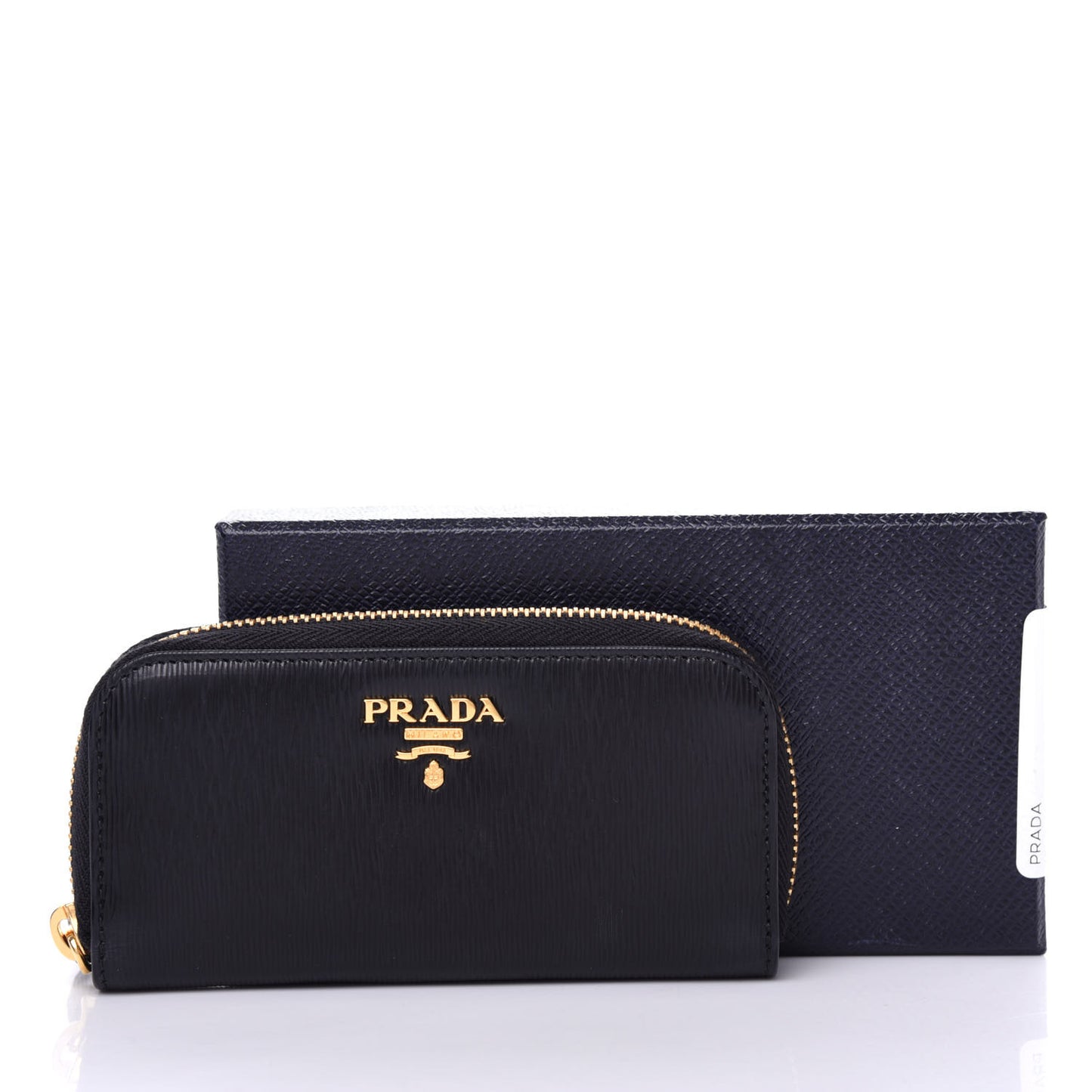Vitello Move Zip Around Key Holder Black