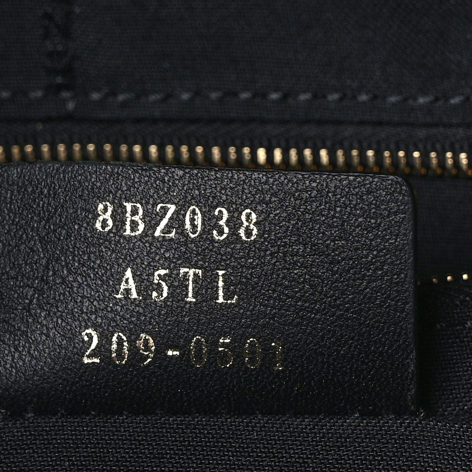 Fendi Vitello Bi-Color FF 1974 Embossed Mini Backpack Maya Black 7 of 9