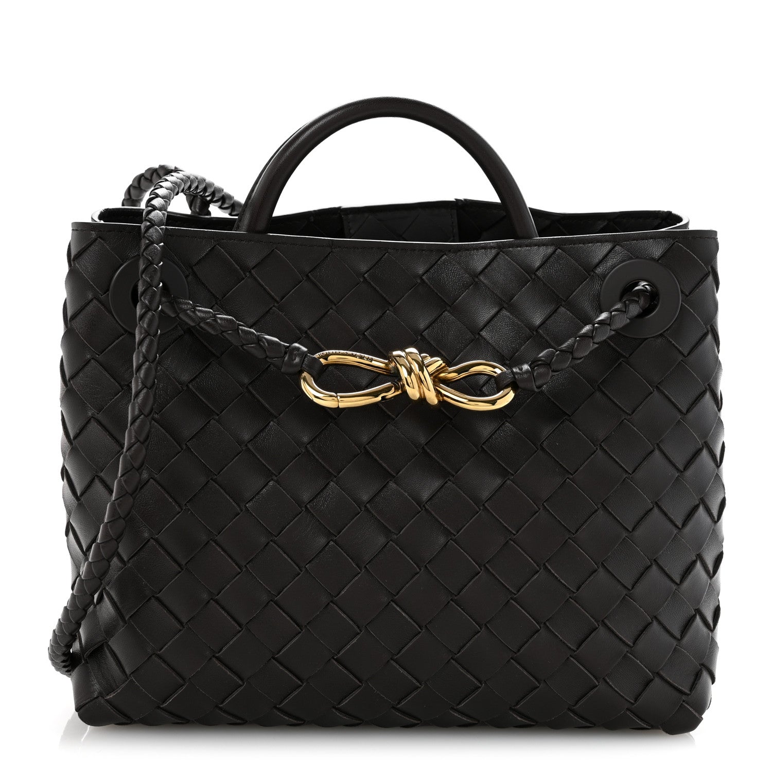 Bottega Veneta Nappa Intrecciato Small Andiamo Shoulder Bag Fondant 1 of 10