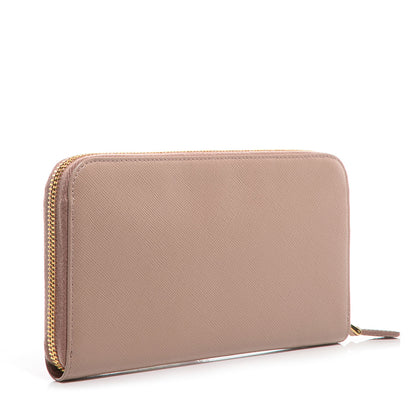 Prada Saffiano Metal Zip Around Wallet Cammeo 3 of 9