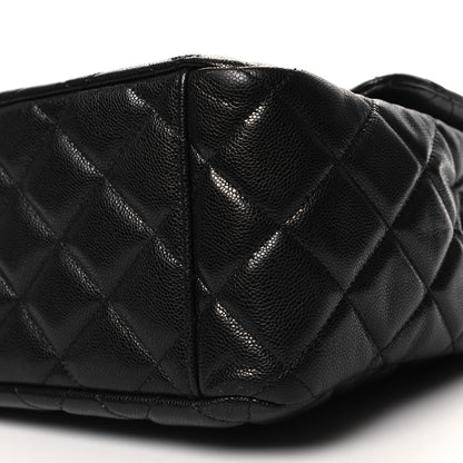 Chanel Caviar Quilted XXL Travel Flap Bag Black 10 of 12