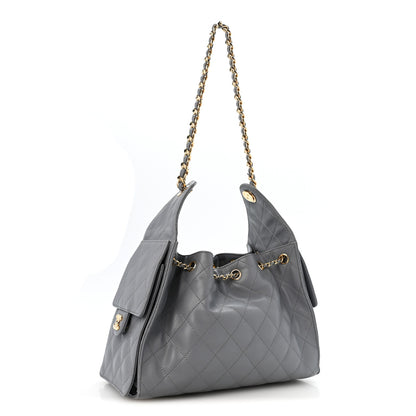 Chanel Caviar Quilted Small Chanel 25 Handbag Dark Grey 3 of 11