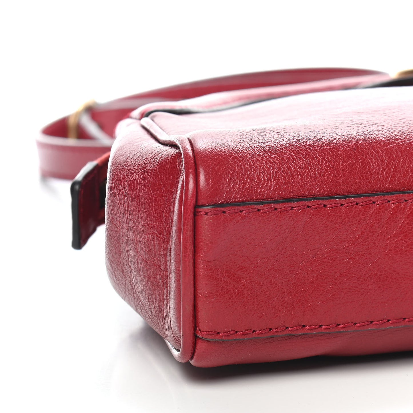 Piuma Lux Calfskin Small Re(Belle) Crossbody Bag Romantic Cerise