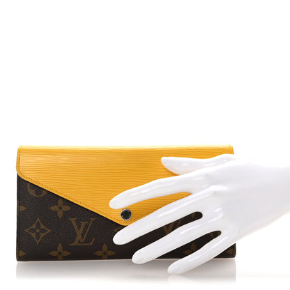Louis Vuitton Monogram Epi Marie-Lou Long Wallet Citron 2 of 6
