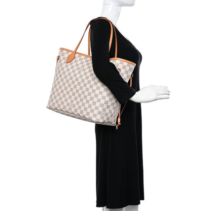 Louis Vuitton Damier Azur Neverfull MM 2 of 11