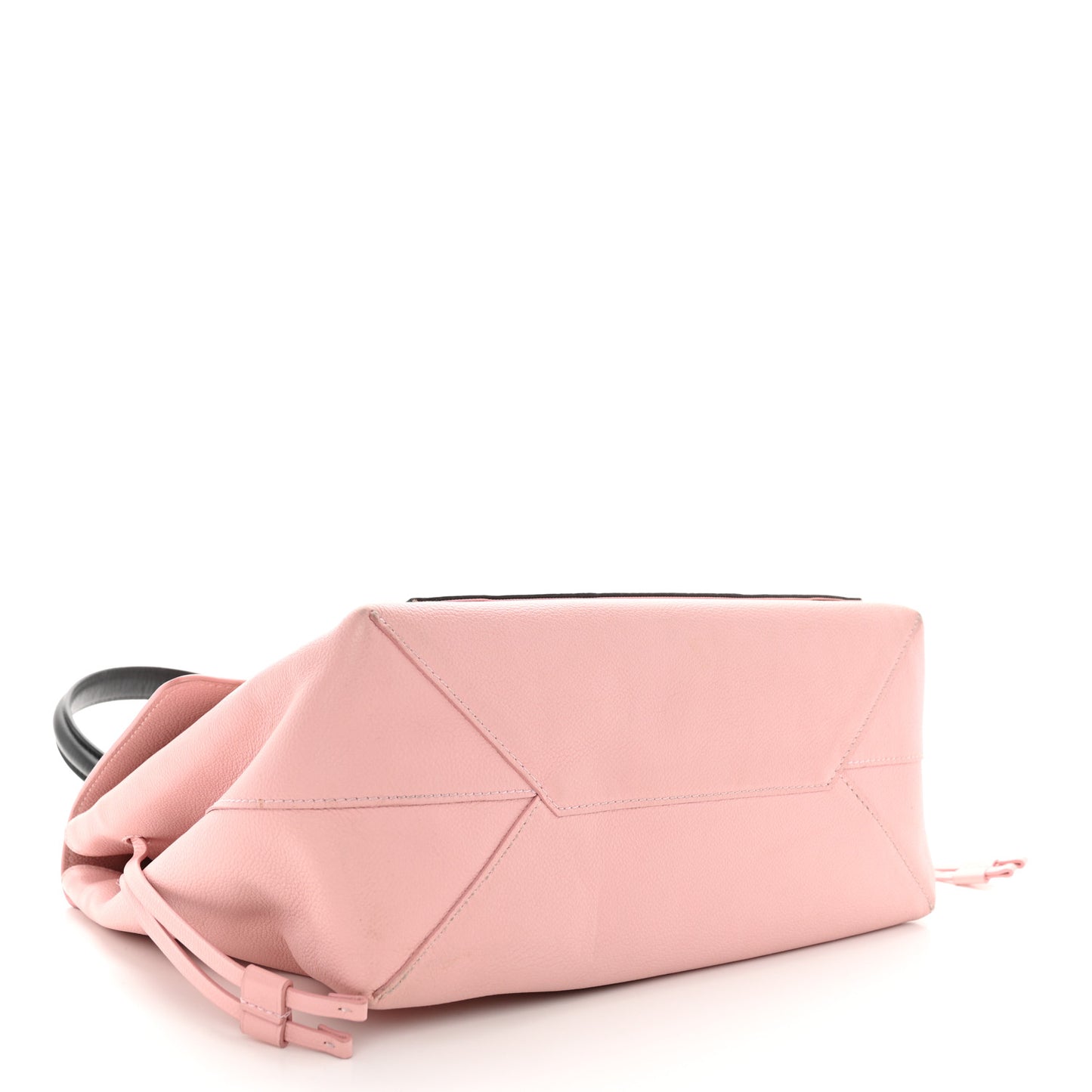 Calfskin Snakeskin Lockme MM Rose Ballerine