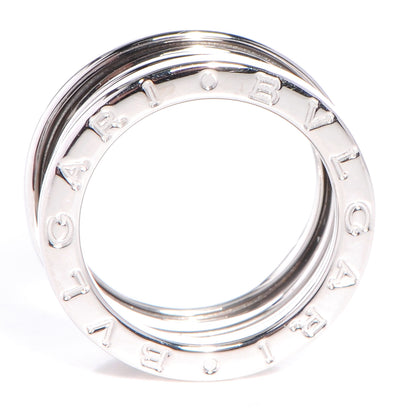 Bulgari 18K White Gold B.Zero1 Three-Band Ring 49 5 4 of 5