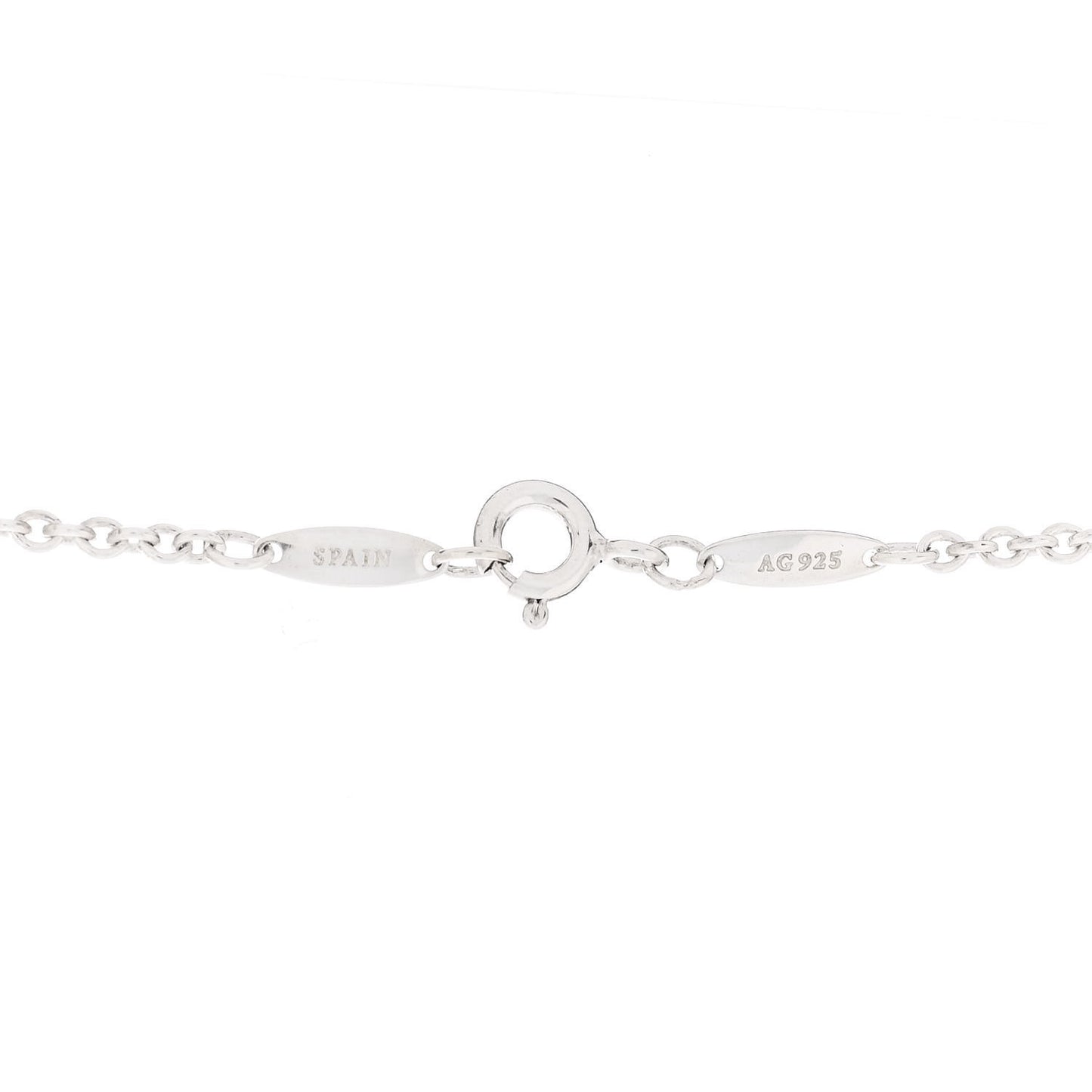 Sterling Silver Pink Pearl 9-9.5mm Elsa Peretti Open Heart Lariat Necklace