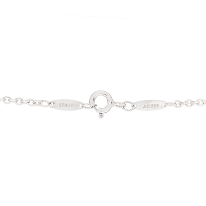 Tiffany Sterling Silver Pink Pearl 9-9.5mm Elsa Peretti Open Heart Lariat Necklace 5 of 5