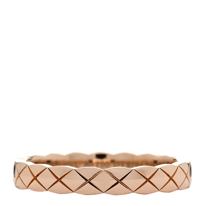 Chanel 18K Beige Gold Mini Coco Crush Ring 56 7.5 1 of 4