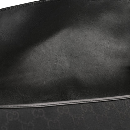 Gucci Monogram Calfskin Small Jackie O Hobo Black 11 of 13