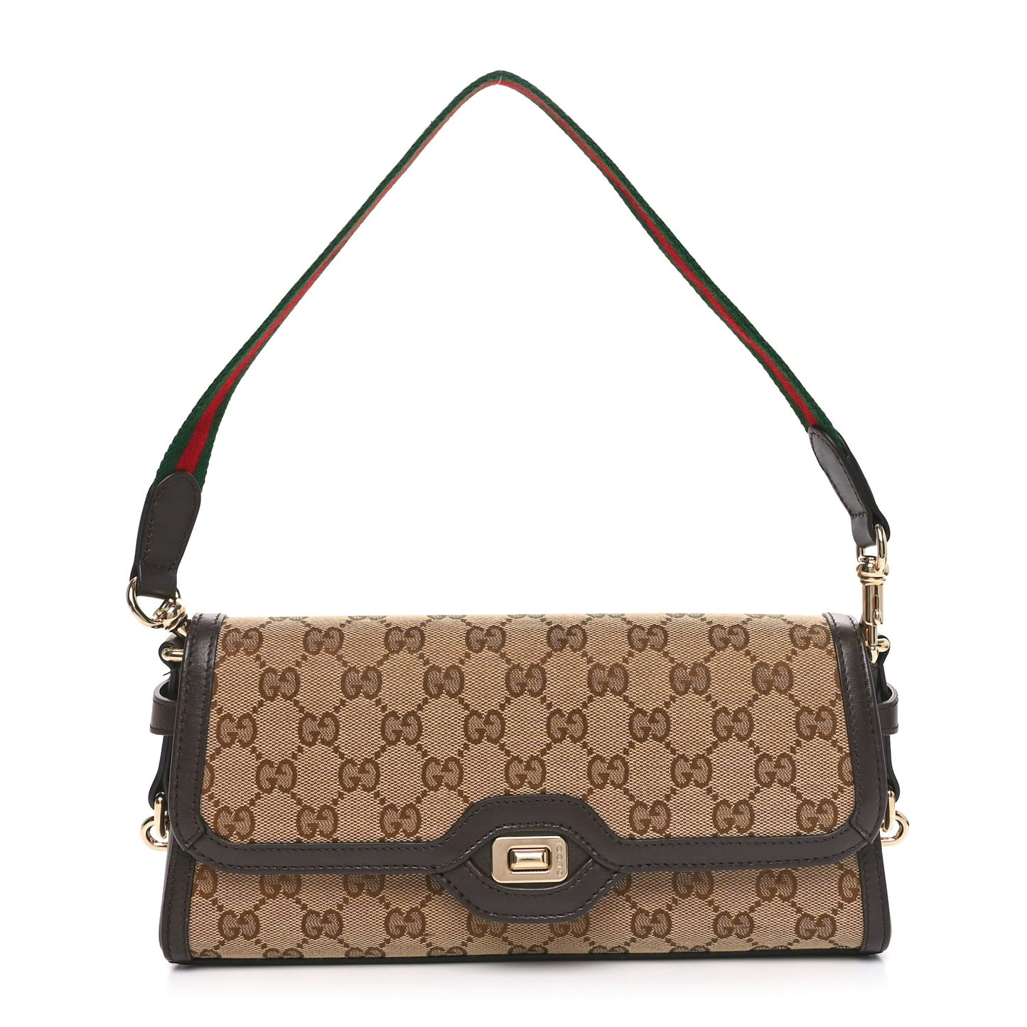 GG Monogram Small Luce Shoulder Bag Beige Ebony
