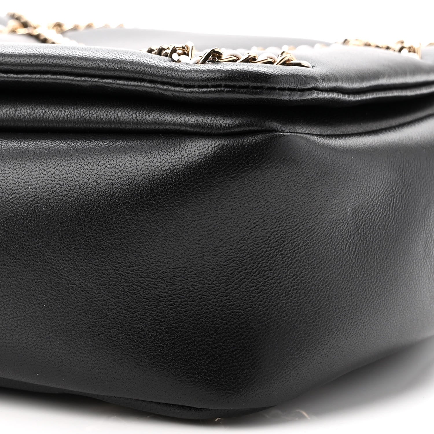 Chanel Lambskin Small Entwined Chain Flap Black 10 of 11