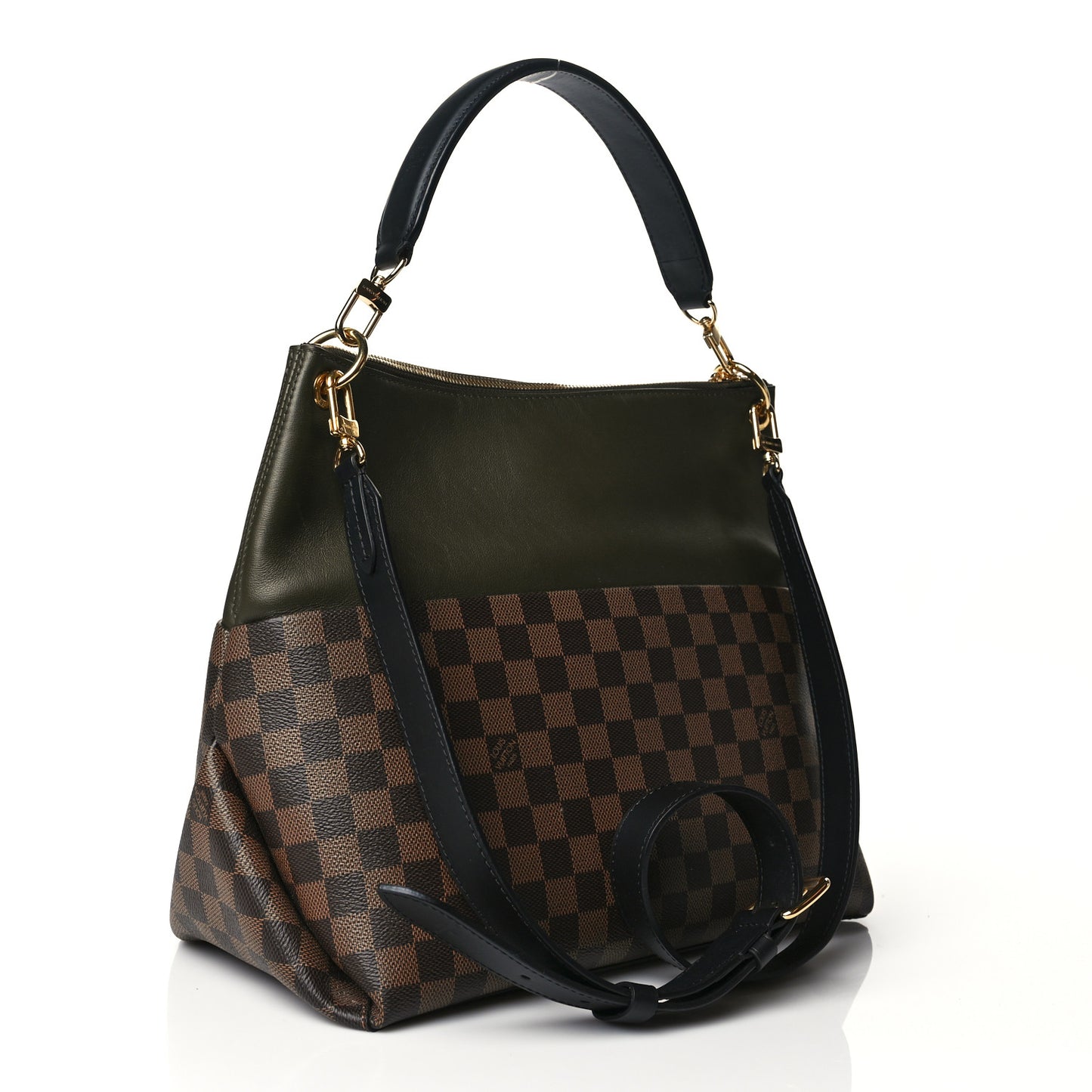 Damier Ebene Calfskin Maida Khaki