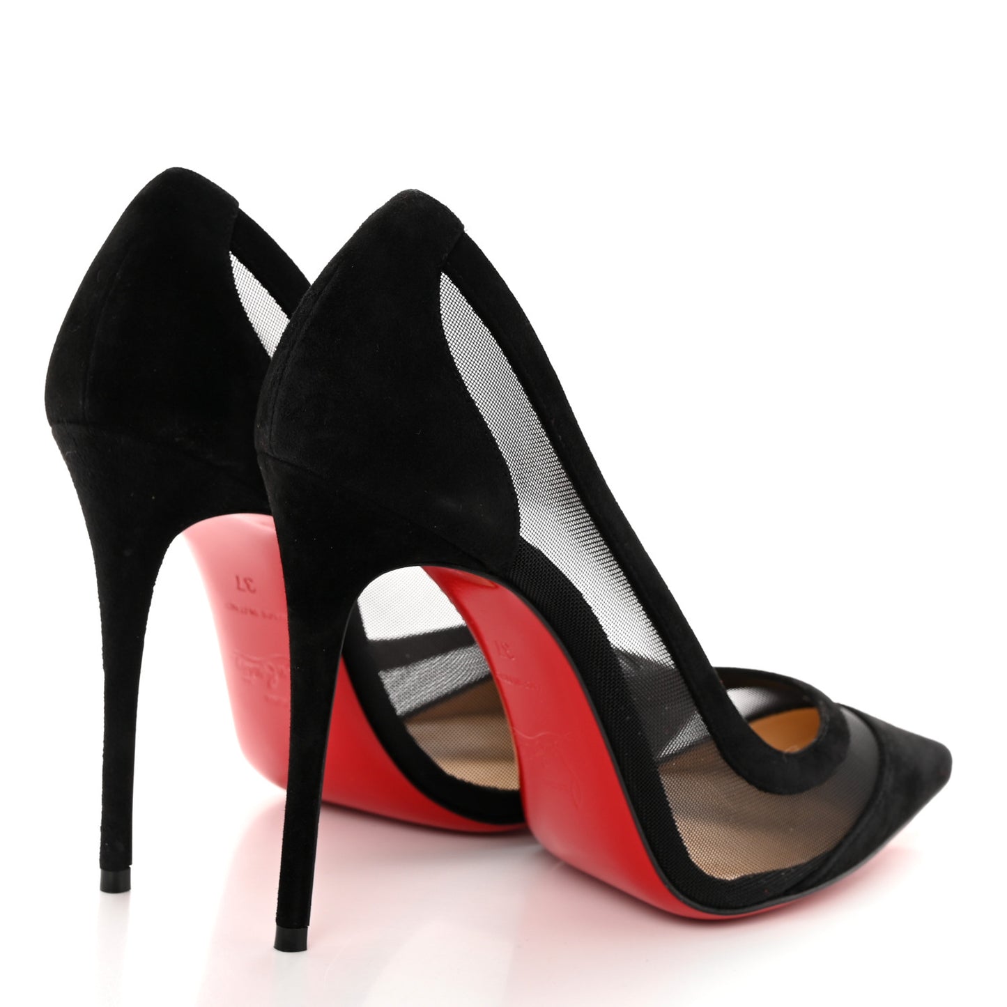 Veau Velours Rete Galativi 100 Pumps 37 Black