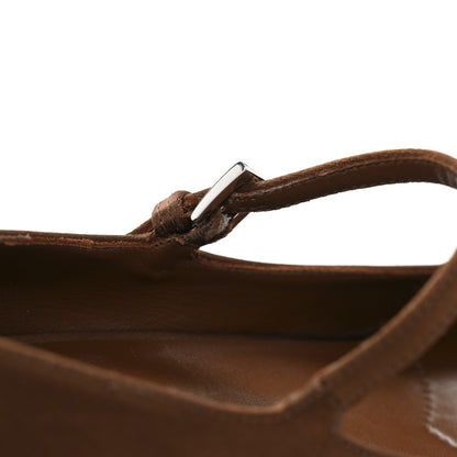 Prada Satin Mary Jane Pumps 36 Tobacco 9 of 11