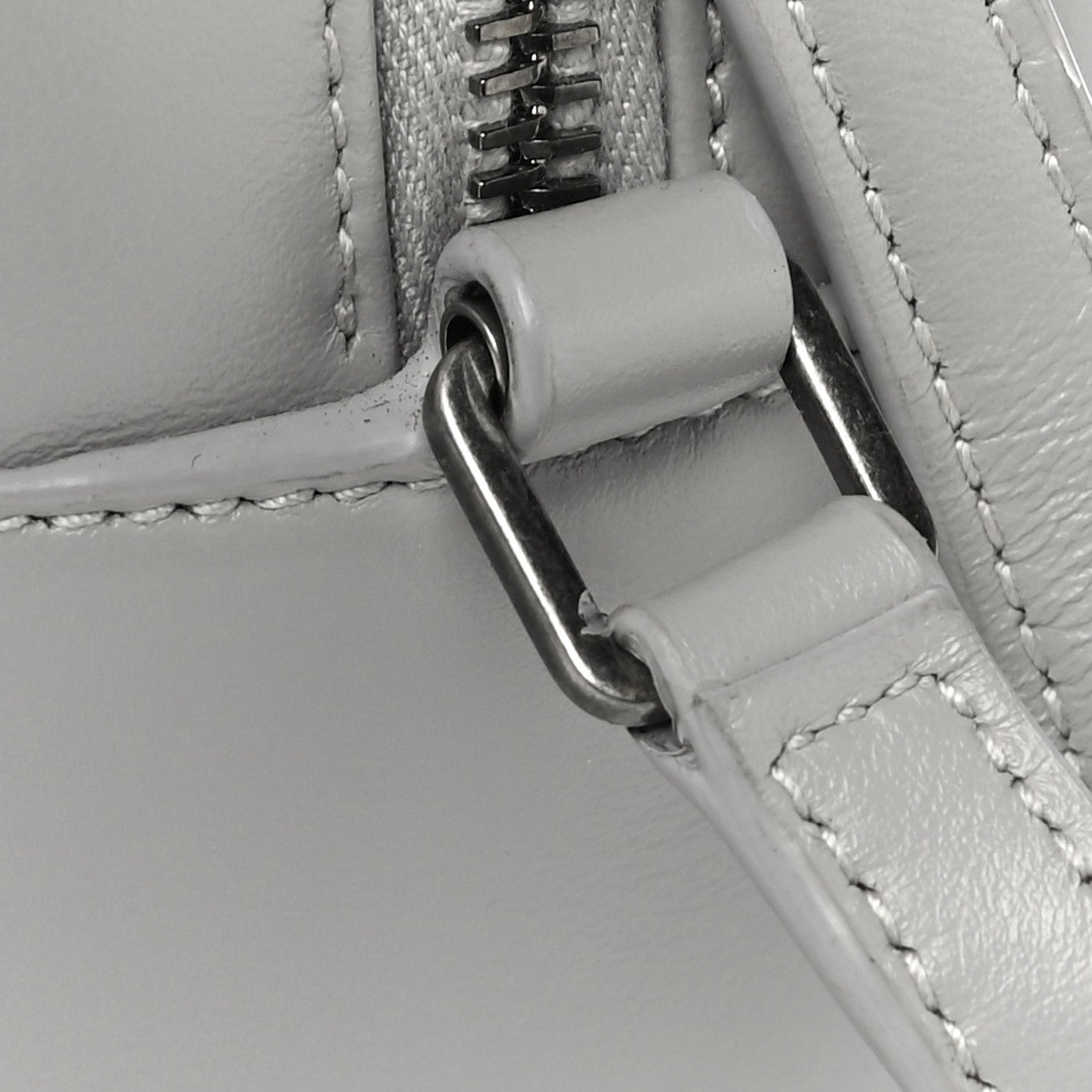 Saint Laurent Calfskin Matelasse Monogram Lou Camera Bag Granite 10 of 10