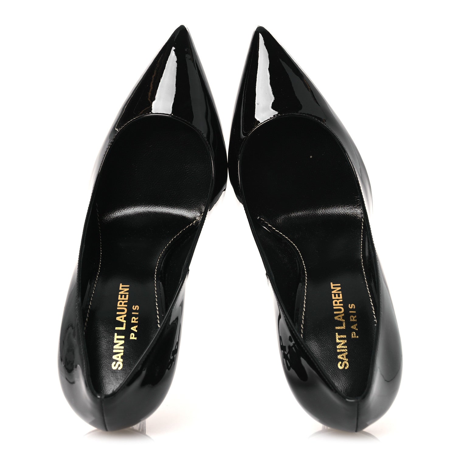 Saint Laurent Patent Opyum 85 Pumps 36.5 Black 2 of 11