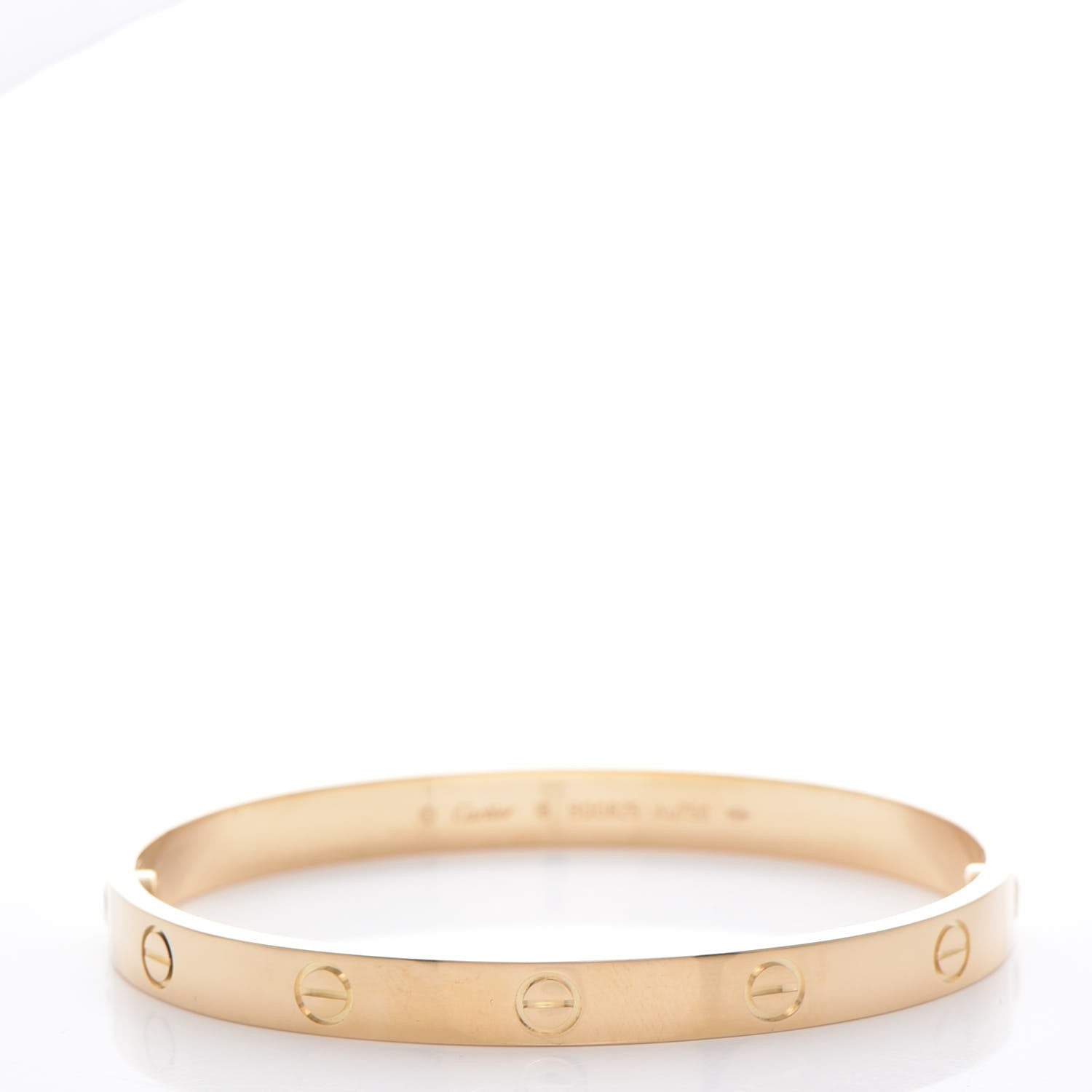Cartier 18K Yellow Gold LOVE Bracelet 18 1 of 10