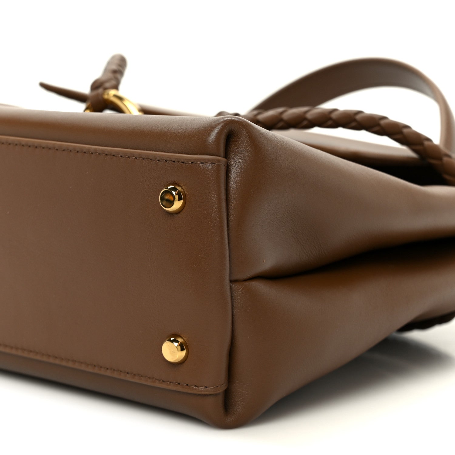 Bottega Veneta Silky Calfskin Small Ciao Ciao Nocciola 12 of 12