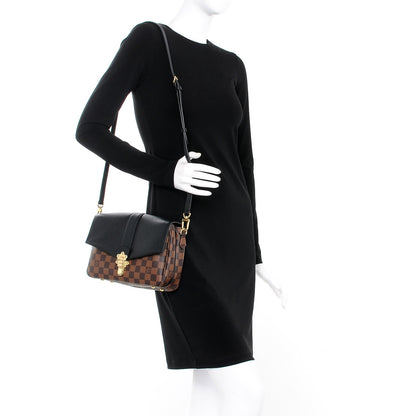 Louis Vuitton Damier Ebene Clapton Black 2 of 7