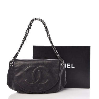 Chanel Caviar Half Moon Large Flap Black 10 of 10