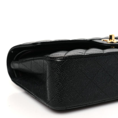 Chanel Caviar Quilted Medium Double Flap Black 9 of 11