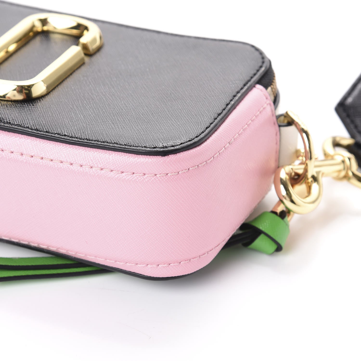 Marc Jacobs Saffiano Small Snapshot Camera Bag Black Multicolor 9 of 9
