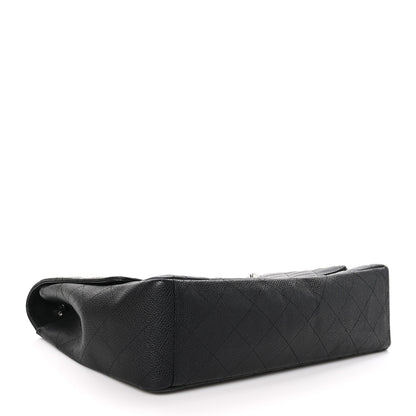 Chanel Caviar Quilted Maxi Single Flap Black 4 of 10