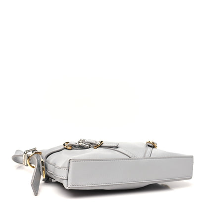 Givenchy Tumbled Calfskin Mini Voyou Boyfriend Party Bag Light Grey 4 of 11
