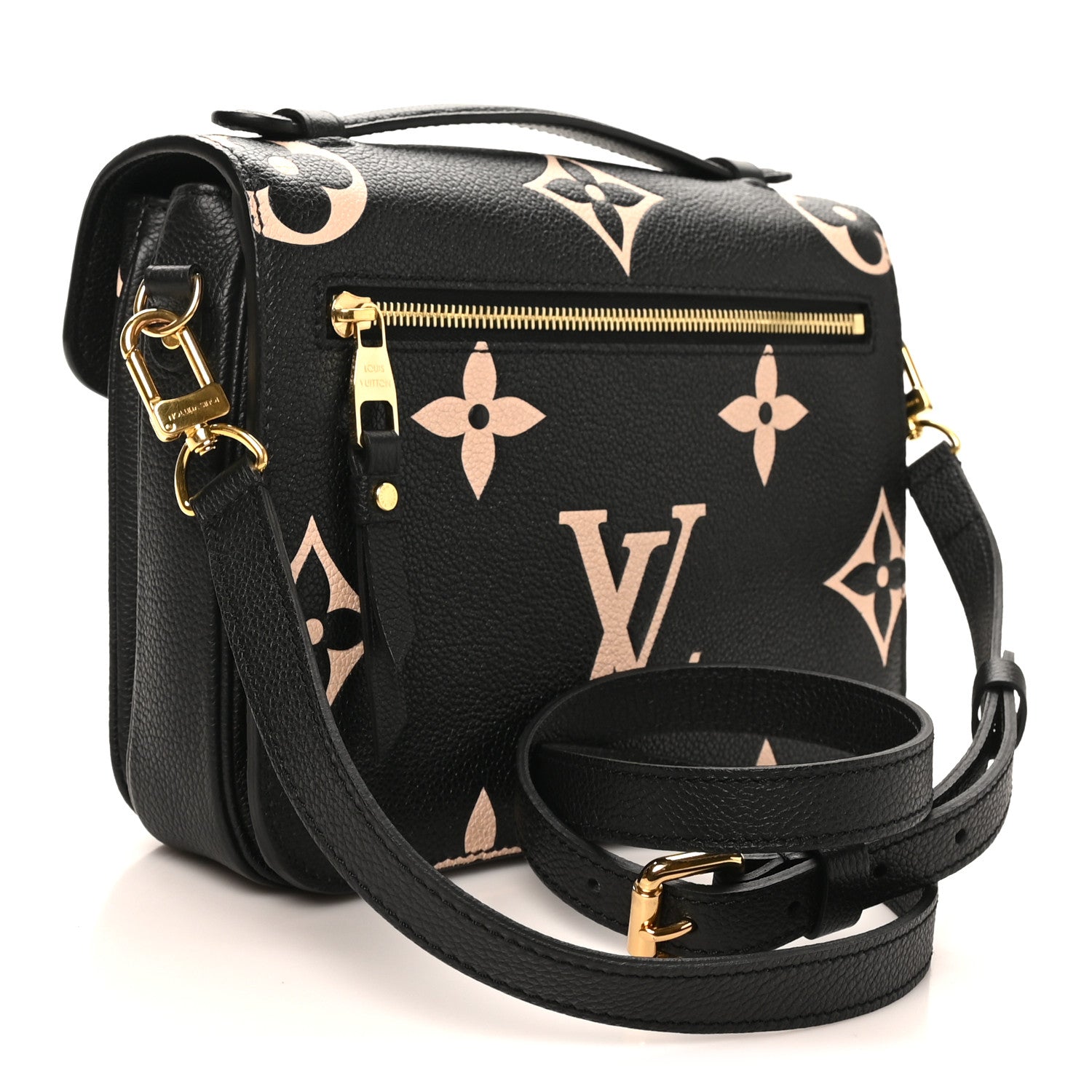 Louis Vuitton Empreinte Monogram Giant Pochette Metis Black Beige 3 of 9