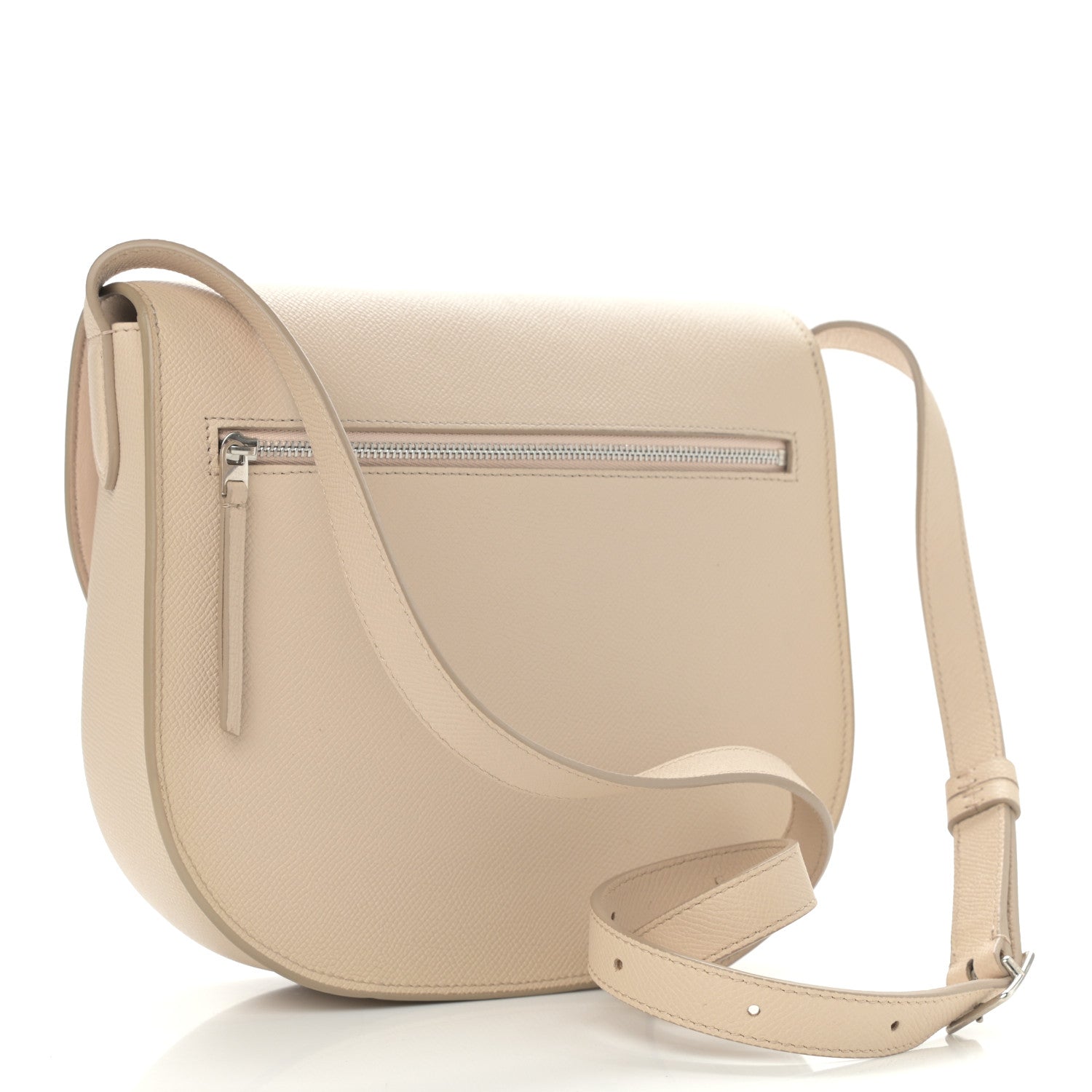 Celine Grained Calfskin Medium Trotteur Ballerina 3 of 13