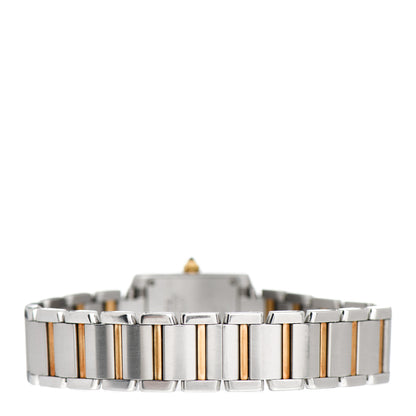 Cartier Stainless Steel 18K Yellow Gold 20mm Tank Francaise Quartz Watch 3 of 4