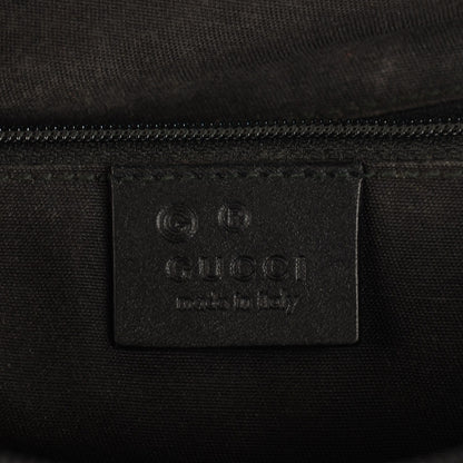 Gucci Denim Monogram Small Duffle Bag Dark Brown 6 of 7